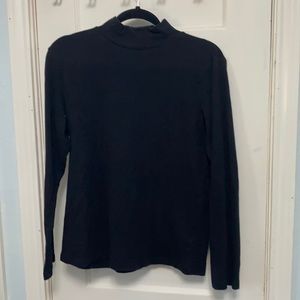 Black mock neck turtleneck